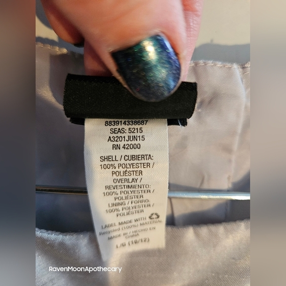 Hoilday Editions Girls Sliver Dress large 10/12 - Picture 8 of 14